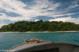 Approaching an uninhabited island off Rubio