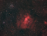 M52 - Bubble Nebula