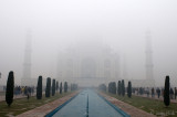 Taj Mahal on a cold and foggy day!