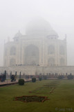 Taj Mahal on a cold and foggy day!