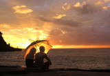 Rainy Sunset in Lombok