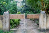 Gates at house near Chunnakam