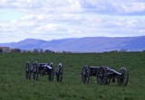 Cannons against the Blue Ridge Mountains
