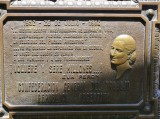 The plaque for Evita, see below for the English translation