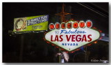 The old road sign when entering Vegas....still there.