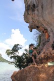 Railey East Beach Rock Climbing