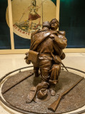Brothers Civil War Statue in the Virginia Capitol Building