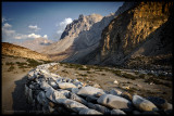 Mani wall outside Chharka Bhot