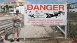 Jet Blast Warning Sign, St. Maarten