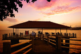 Calzada de Amador at sunset