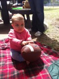 Elises first football experience