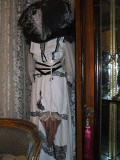 Virginia City, NV-a beautiful Edwardian dress/hat/parasol in an historic home