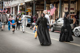 Virginia City Halloween parade- asking for any available single men! 