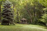 A Gazebo Near A Pond