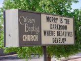 Worry is the DarkroomWhere Negatives DevelopCalvary Baptist Church