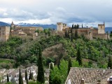 Granada. La Alhambra desde el Mirador de San Nicolas