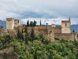 Granada. La Alhambra desde el Mirador de San Nicolas