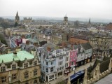 Oxford. View from the Tower of St.Mary de Virgin Church