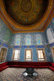 Twin pavilion Crown Prince apartment with original ceiling in the Topkapi Palace Harem Istanbul