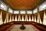 Interior of the wooden Terrace Kiosk belvedere structure at Topkapi Palace Istanbul