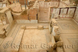 Restoration work in upper class palaces of the Slope Houses of ancient Ephesus Turkey