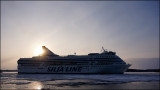 Silja Serenade at sunrise
