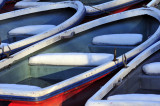 Boats With Snow as Seats