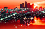 L A City Light Reflections