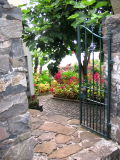 Entrance into garden