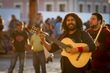 Lovely music is played at Plaza de la Paz de San Cristóbal