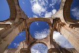 Blue skies in the El Carmen church, Antigua