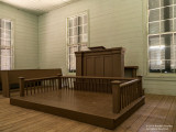 Pearl River Methodist Church Interior-pulpit