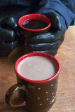 Kirschwein and Hot Chocolate
