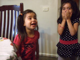 Eva shocked hearing Mia. Stop singing, youre using the wrong words, thats bad!