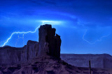 The Storm In Monument Valley