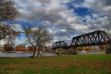 Mohawk River Bridge in HDR<BR>October 30, 2012