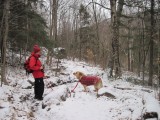 Glinda and I on the trail