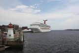 Carnival Victory and Lighthouse