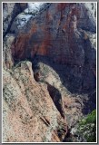 Looking Down at Observation Point Trail