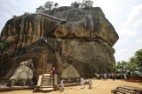 Sigiriya, the steps to the fourth terrace