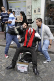 Street performer at San Telmo