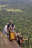 Sigiriya, arriving to the fourth terrace