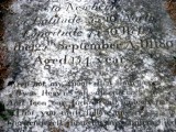 Tombstone of 134-yr Old Man in Cedar Grove Cemetery, New Bern, NC