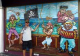 Outside the Pirate Museum, Nassau
