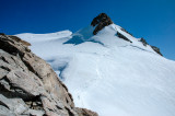 View of Corno Nero 4321m from Balmenhorn 4167m