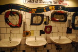 Modern art restroom, Hunderwasser Apts.