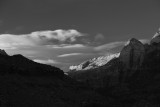 Zion at dusk