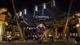 Comerica Park during the AL championship playoffs