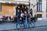 Group Photo With A Bike