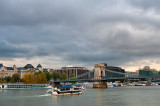 Danube River And Chain Bridge